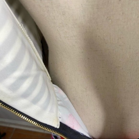 Eliza J Striped Floral Dress Size 8 - Picture 5 of 7